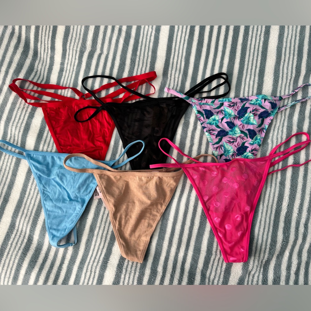 10 New with tags Victoria Secret Thongs